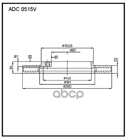 Диск тормозной