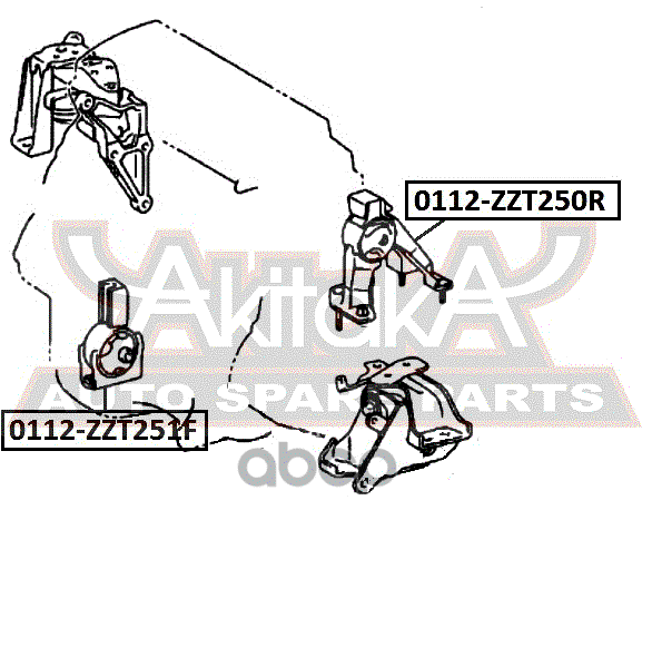 ПОДУШКА ДВИГАТЕЛЯ ПЕРЕДНЯЯ