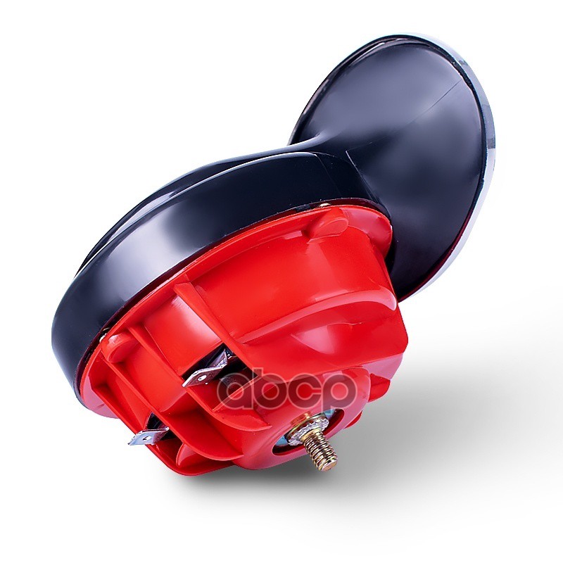 Сигнал звуковой 12 В (улитки) 410/510Гц 90 мм хром/красный AVS 43311