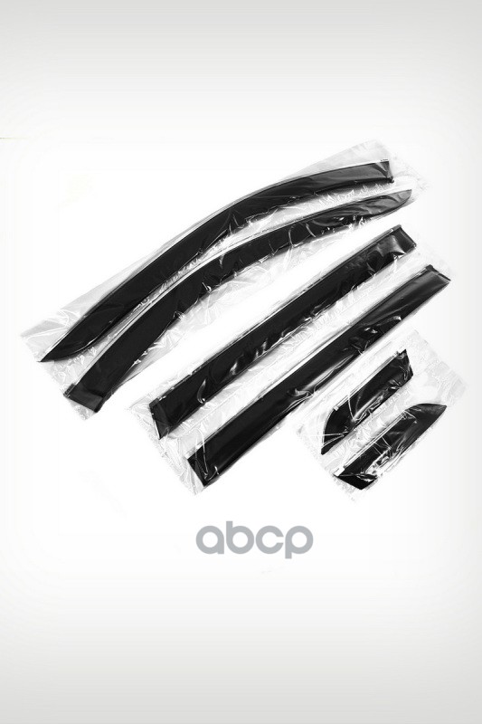 Дефлектора окон Nissan X-Trail III T32 2014-, комплект- 6шт на все бок