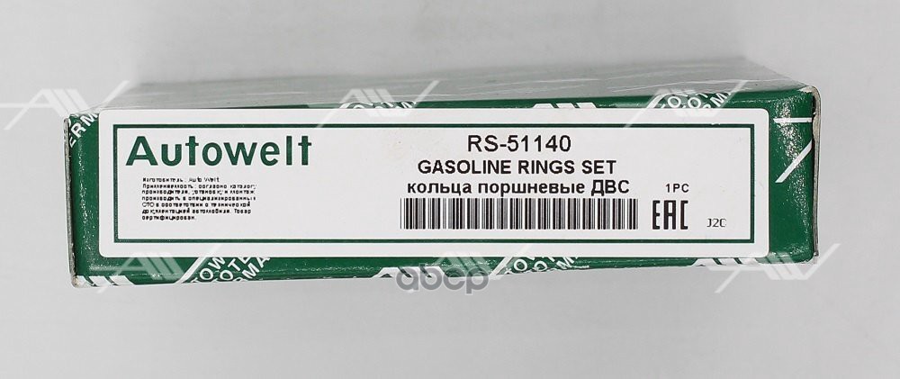 RS-51140 комплект колец 1 цил. STD AUDIVW 1.4 TSI 16 V CPTACZDA... 74.50mm 1.2x