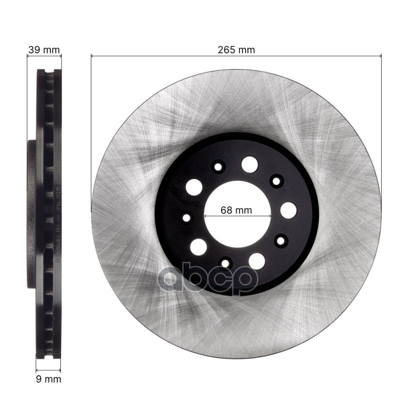 Диск тормозной передний AVANTECH 6R0 615 301 A