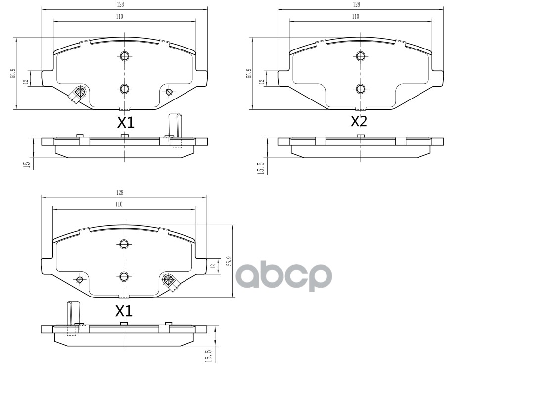 CN001 Колодки тормозные передние BARNETT