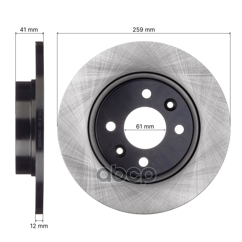 Диск тормозной AVANTECH 6001547683