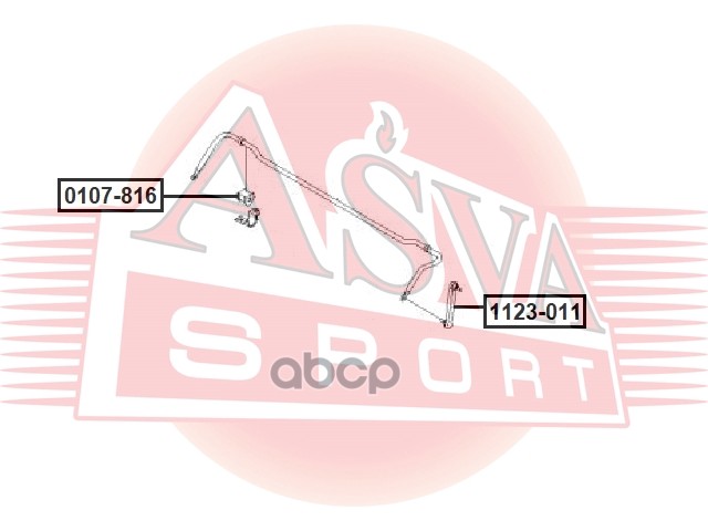 ВТУЛКА ЗАДНЕГО СТАБИЛИЗАТОРА