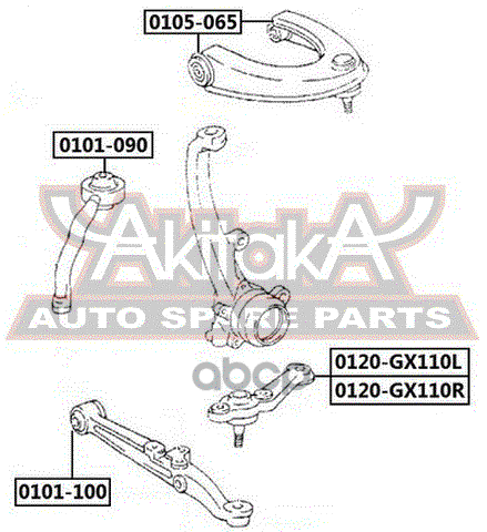 Опора шаровая TOYOTA/LEXUS MARK 2/IS -06 нижн.прав.