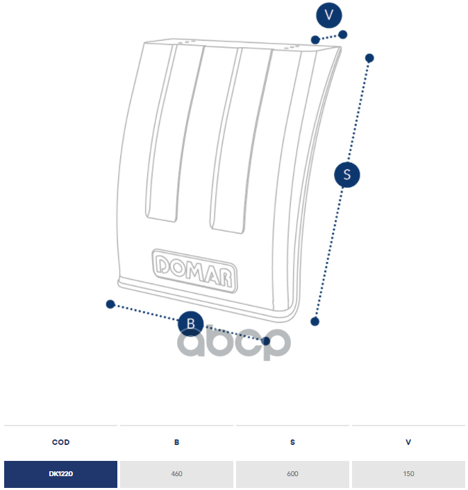 Крыло заднее {ST04}
