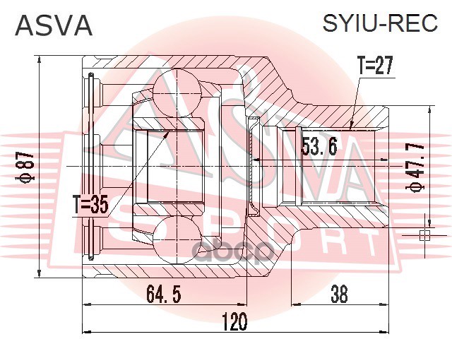 Внутренний 35. 4807642010 ASVA.