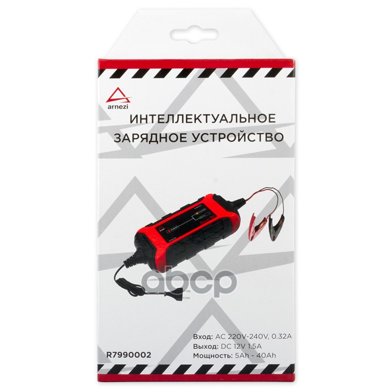 Зарядное устройство Smart X2 (12В, 1.5Ач, акб 5-60Ач) ARNEZI R7990002 Зарядное устройство Smart X2 (12В, 1.5Ач, акб 5-60Ач) ARNEZI R7990002