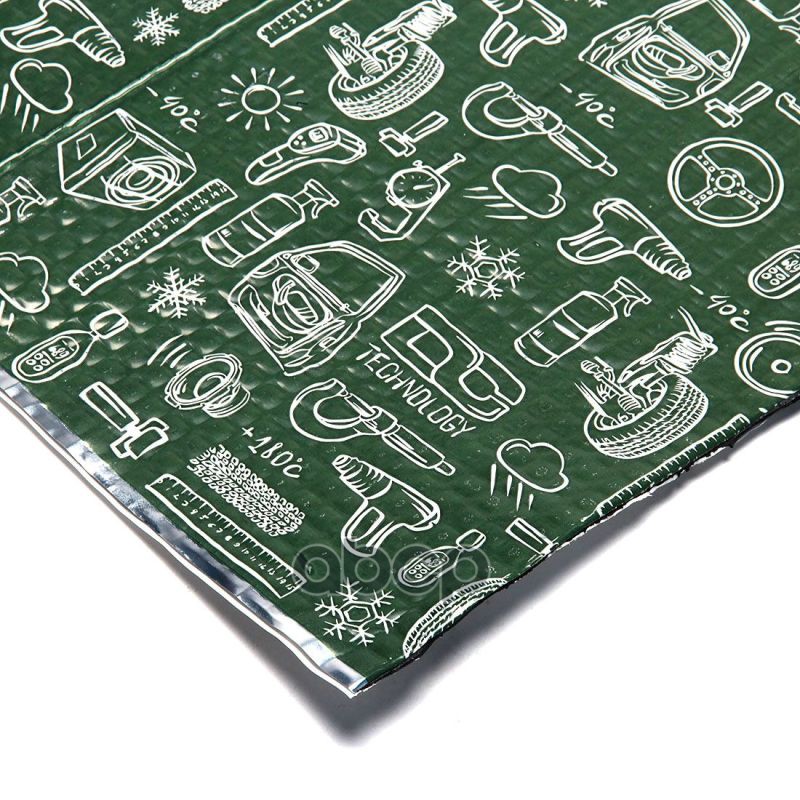 Шумоизоляция, вибропоглощение Expert 4 (0.5х0.7м) толщина 4мм, фольга 80мкм одно