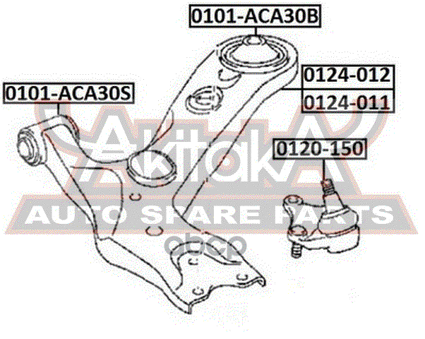 Рычаг передний левый