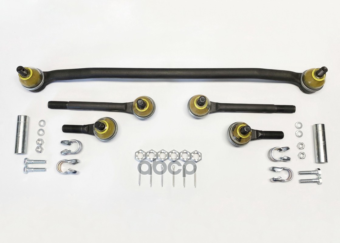Комплект тяг рулевой трапеции Нива (с ГУР) (серия Чемпион S10) со скруткой и кре