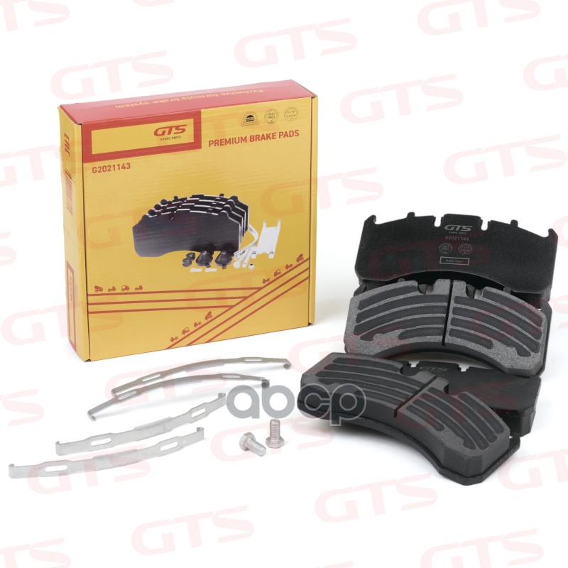 Колодки тормозные дисковые (с уст.компл) WVA 29177/ RENAULT/ VOLVO GTS арт. G2021143