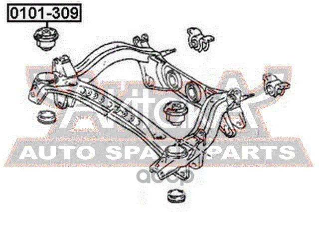 САЙЛЕНТБЛОК ЗАДНЕЙ ПОДВЕСКИ