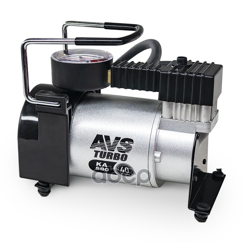 Компрессор AVS Turbo KA580 40 л/мин до 10 атм металлический Ст. 43001