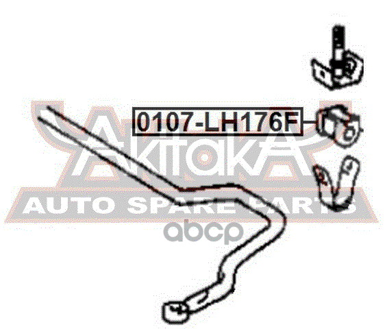 Втулка переднего стабилизатора d31 TOYOTA Hiace III 2.4-2.4D 87-95/ IV 2.4D 95-06