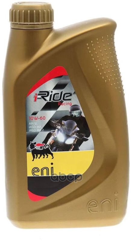 Eni I-Ride Racing 4T 10W60 1Л. (Для 4-Тактн. Мототехники) (Масло Моторное) Eni арт. 528696