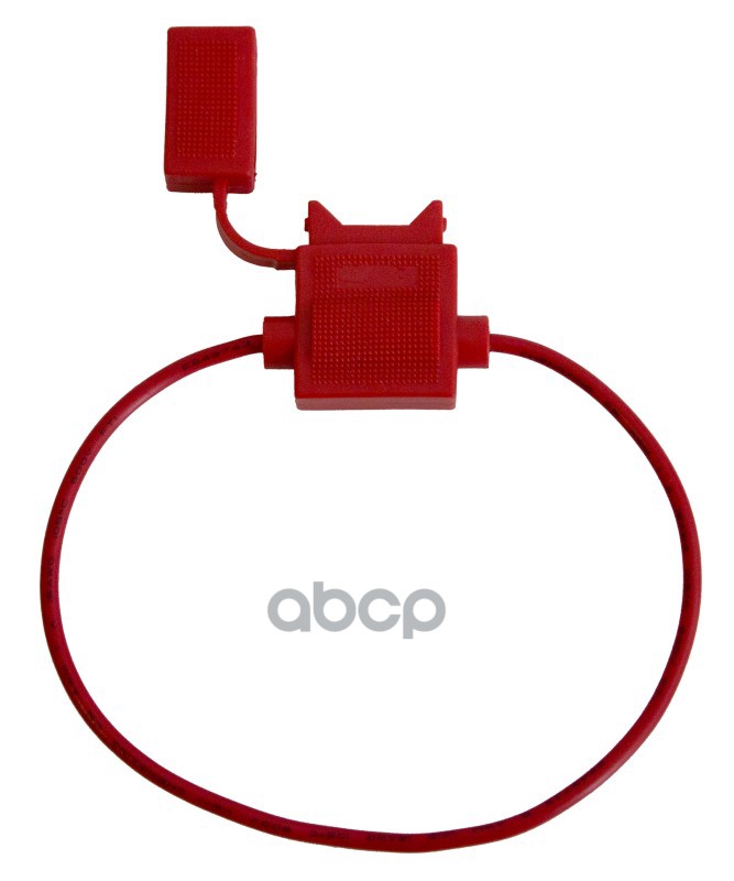 Держатель предохранителя флажкового влагостойкий красный Abro FUAI81816AWG