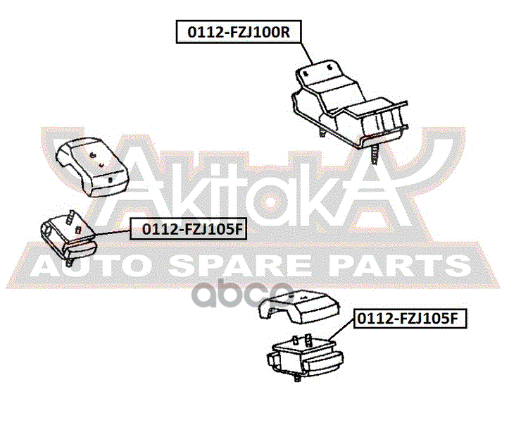 ПОДУШКА ДВИГАТЕЛЯ ЗАДНЯЯ
