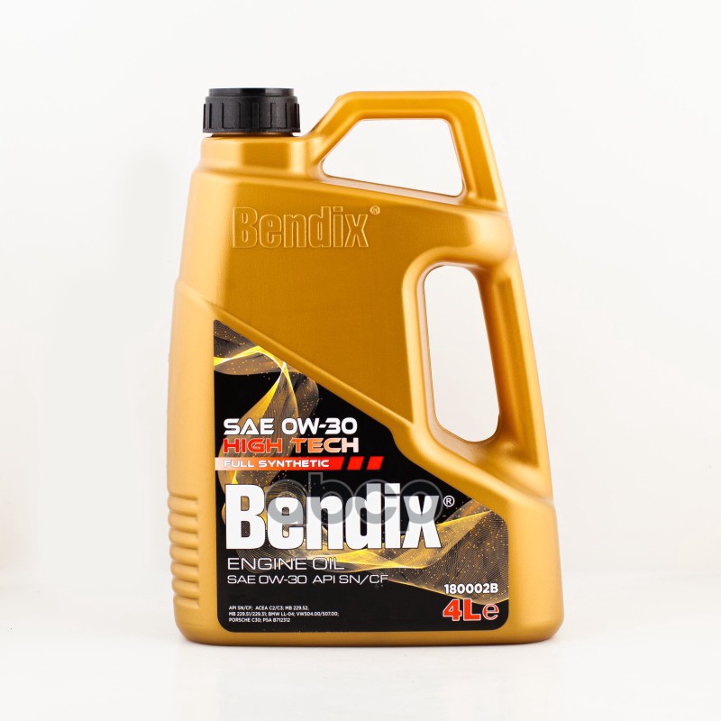 BENDIX Bendix High Tech 0W30 Sn/Cf C2/C3  4Л Синт. (Масло Моторное)