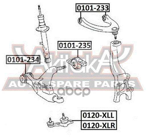 Сайлентблок перед. подв. верх. рычага LEXUS GS300/GS350 05>, TOYOTA Crown 03-08/Mark X 04-09