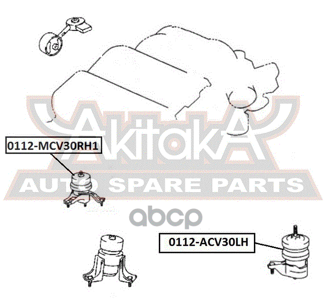 ПОДУШКА ДВИГАТЕЛЯ ПРАВАЯ