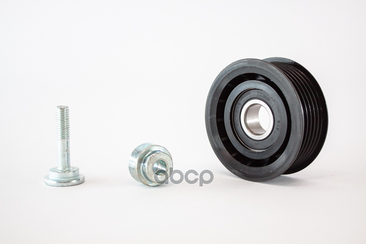 Ролик 'ленивец' Бензин/Дизель (все) (ручейковый) Actyon/Kyron/Musso/Korando/Rext