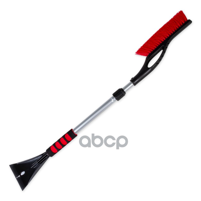 Щетка со скребком телескопическая 89-115см черно-красная ARNEZI