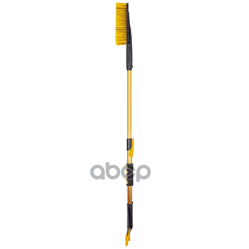 Щетка со скребком телескопическая 85-109см черно-желтая DSV