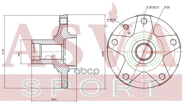 СТУПИЦА ПЕРЕДНЯЯ