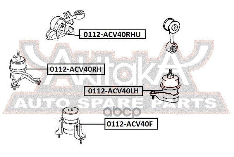 Опора двигателя 0112ACV40RHU