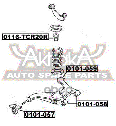 Сайлентблок большой заднего рычага TOYOTA LUCIDA ESTIMA EMINA PREVIA CXR10/CXR20/TCR1