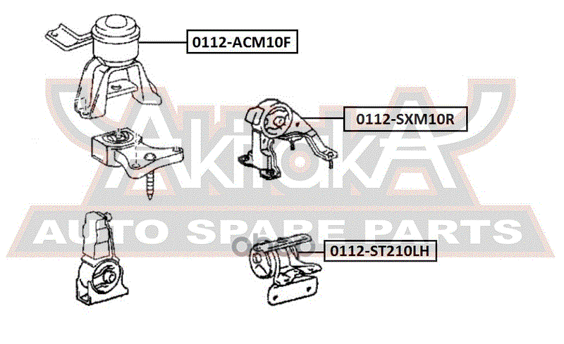ПОДУШКА ДВИГАТЕЛЯ ЗАДНЯЯ 3SFE/1AZFSE AT