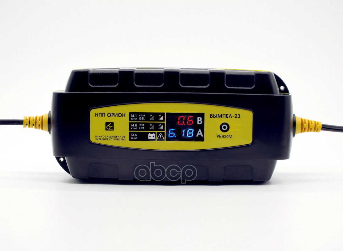 Устроиство зарядное Вымпел 12V 6A Вымпел-23 (автомат, LED индикатор)