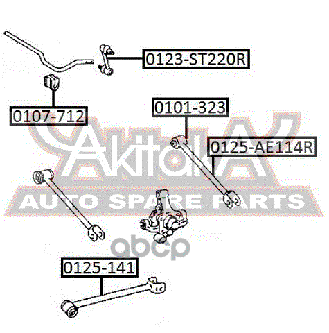 ТЯГА СТАБИЛИЗАТОРА ЗАДНЯЯ
