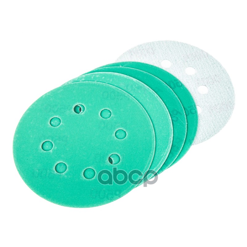 Круг абразивный (шлифовальный) d=125мм P500 с 8 отверстиями под липучку (5шт) Arnezi R8010057