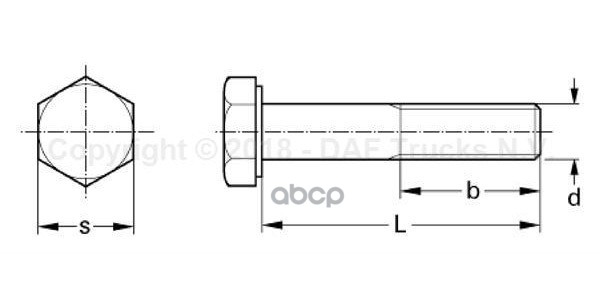Болт М20х100 /0289174