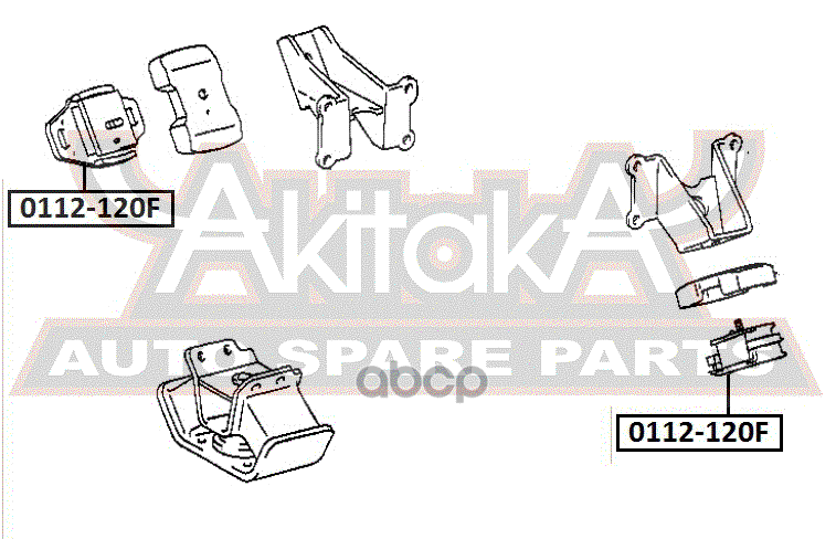 Подушка двигателя передняя TOYOTA LAND CRUISER PRADO 120 GRJ12#/KDJ12#/RZJ12#/TRJ12#/VZJ12# 2002-2009