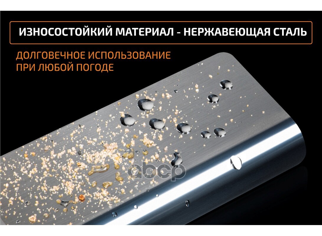 Накладки порогов (4 шт.) Ford Focus II 2005-2011 (гравировка Focus)