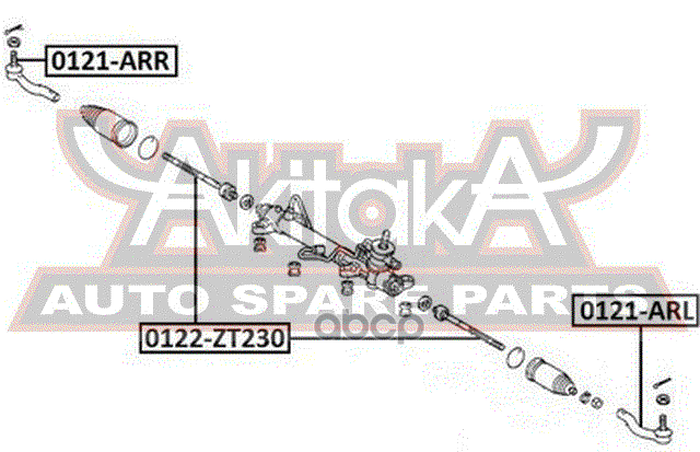 НАКОНЕЧНИК РУЛЕВОЙ ЛЕВЫЙ