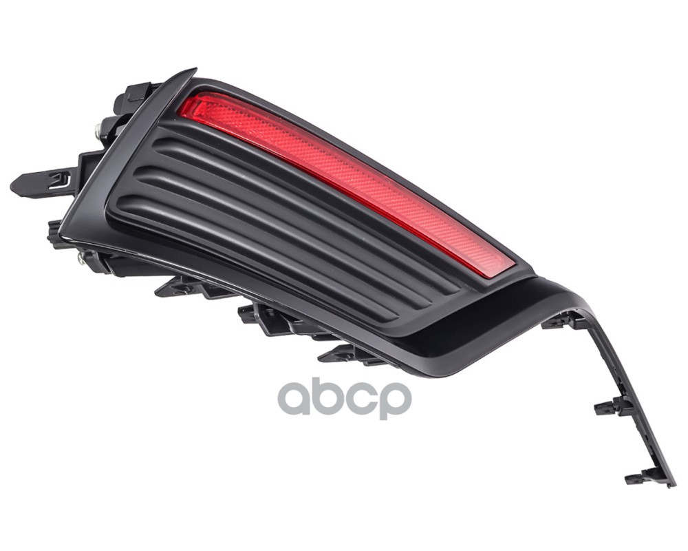 Накладка бампера заднего левая в сборе с черным молдингом LC300 2021-