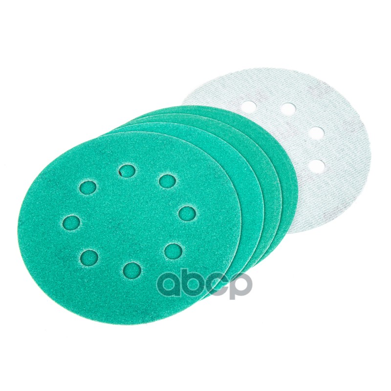 Круг абразивный (шлифовальный) d=125мм P150 с 8 отверстиями под липучку (5шт) Arnezi R8010050