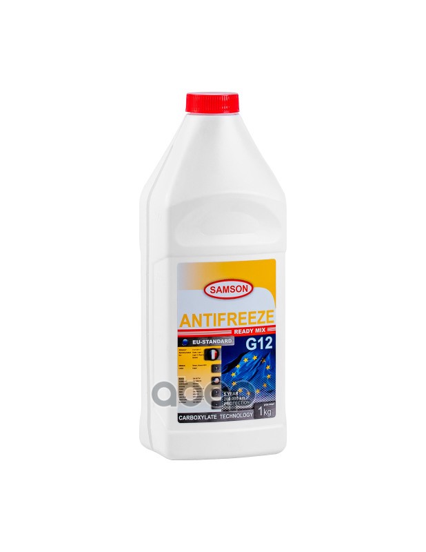 Samson Eu-Standard G12 1Kg Антифриз! Желтый, Готовый Carboxylate SAMSON арт. 803351
