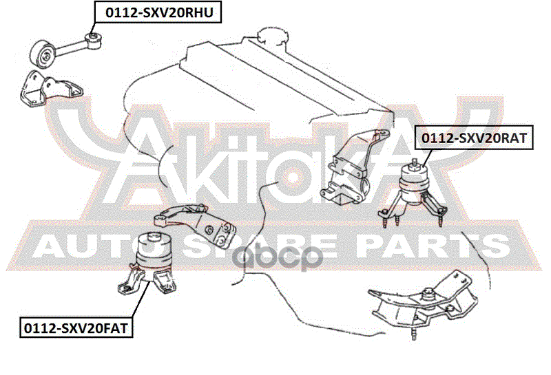 ПОДУШКА ДВИГАТЕЛЯ ПЕРЕДНЯЯ