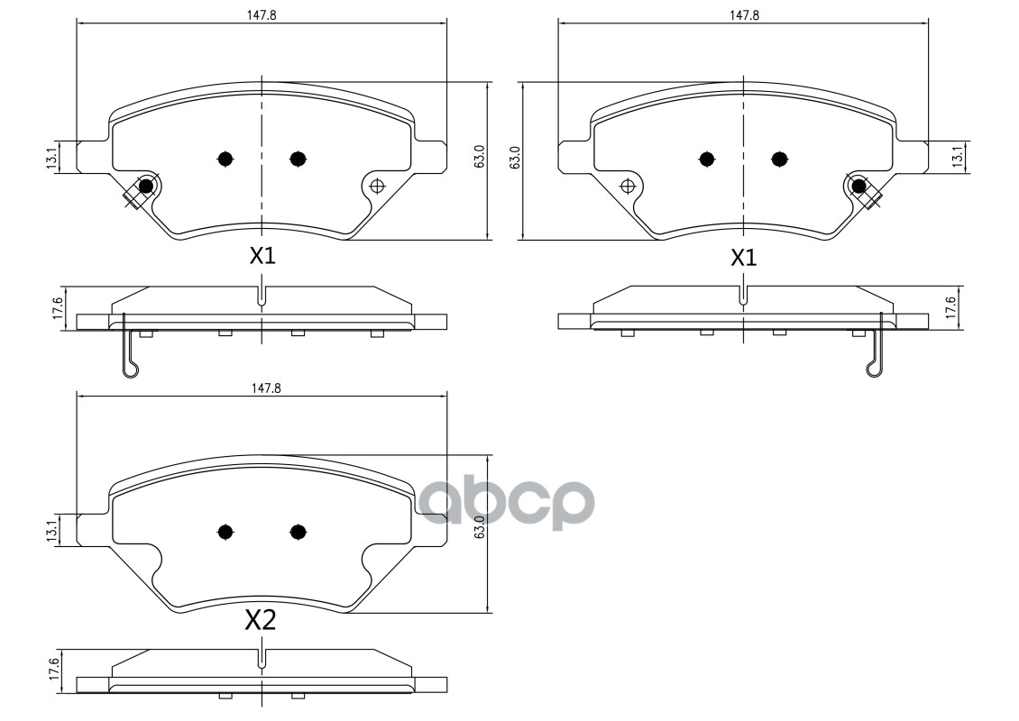 CN004 Колодки тормозные передние BARNETT