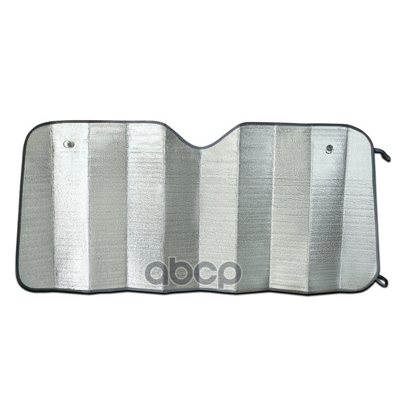 Шторка на лобовое стекло серебро 145 х 70 см гармошка AVS Laser 43098