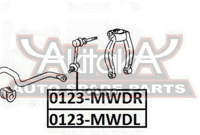 ТЯГА СТАБИЛИЗАТОРА ПЕРЕДНЯЯ ЛЕВАЯ