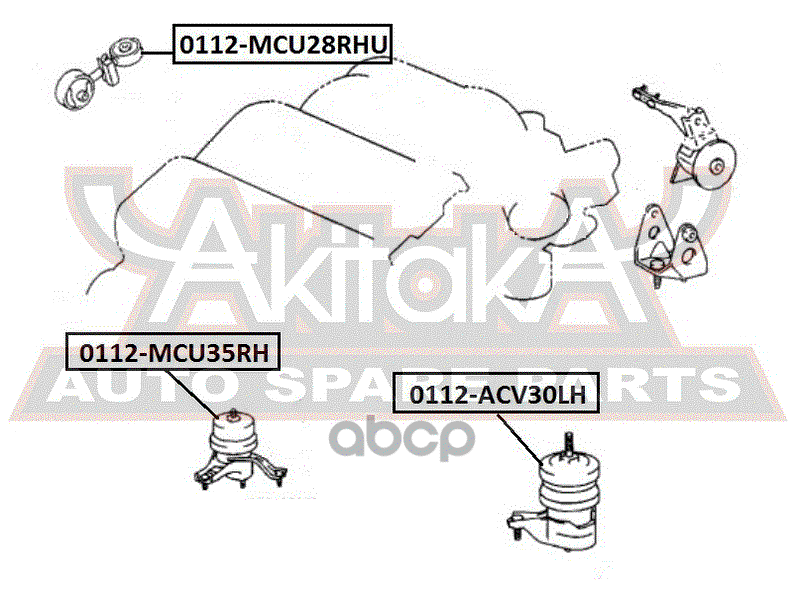 Подушка двигателя правая