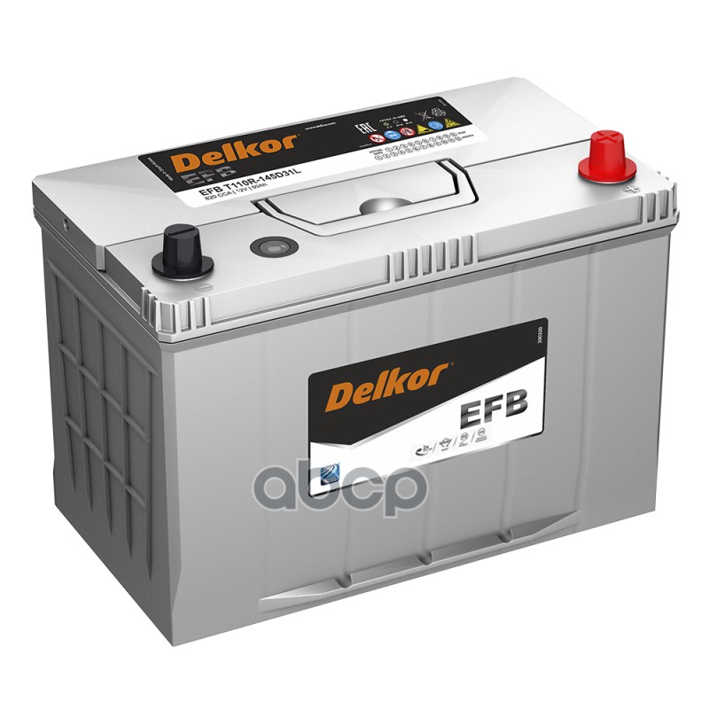 Аккумулятор DELKOR EFB  90 обр (145D31L) DELKOR EFB  90 обр (145D31L)