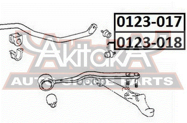 ТЯГА СТАБИЛИЗАТОРА ПЕРЕДНЯЯ ЛЕВАЯ